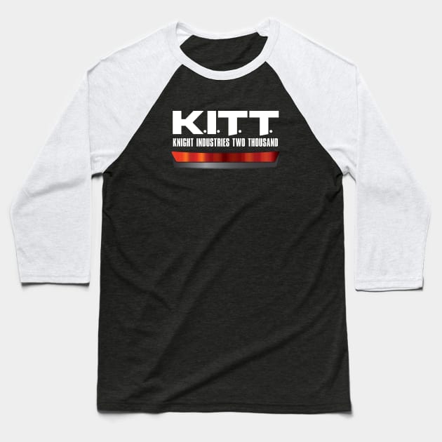 KITT Baseball T-Shirt by MindsparkCreative